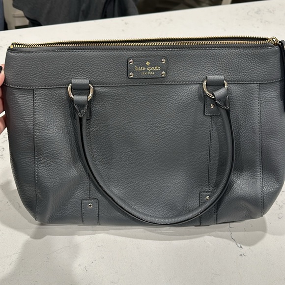 Kate Spade Gray Tote - Picture 1 of 10